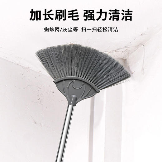 一杆多用【大扫除必备！高处清洁轻松搞定】打扫蜘蛛网神器家用可伸缩加长扫把天花板除灰尘工具屋顶鸡毛掸子。ry 商品图2