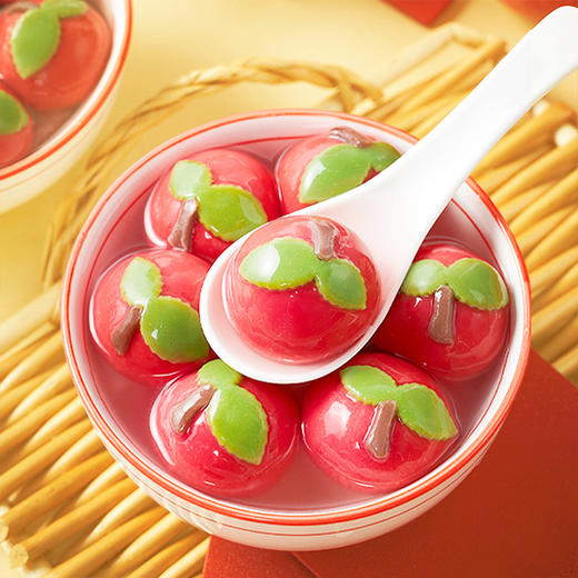 广州酒家 芝麻花生流沙汤圆两袋装大黄米苹安喜乐汤圆元宵甜品广式点心半成品懒人速食 商品图5