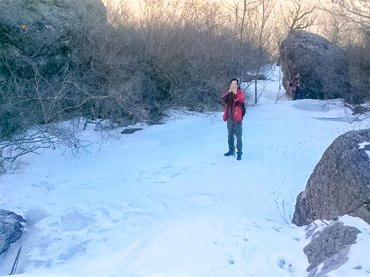 【鳌鱼沟1日】踏冰而行看野冰瀑の鳌鱼沟-东湖林11公里徒步穿越 商品图1