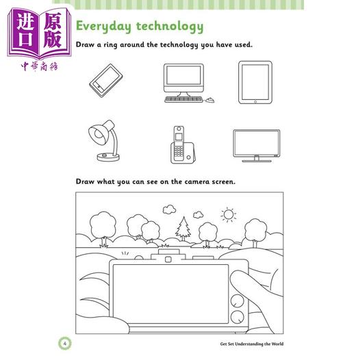 【中商原版】英国S&S教辅 Get Set Understanding the World: Technology 幼小衔接了解世界：科技 英文原版 幼小衔接  商品图4
