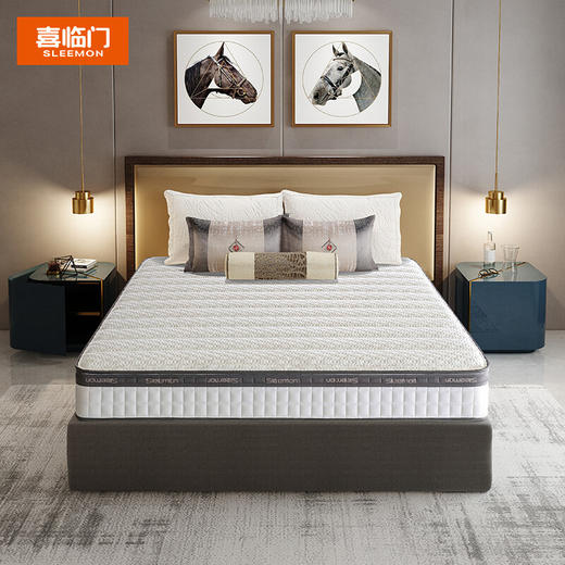 喜临门床垫 偏硬椰棕垫 整网弹簧床垫 双人床垫子 云寝5121 图片色 1800*2000（1500*2000）下单备注尺寸 商品图1