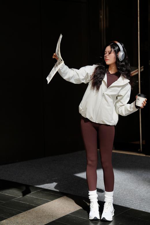 哈瓦塔三防梭织（薄绒）外套透气冲锋衣H340146 商品图13