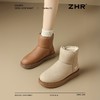 ZHR则则加绒保暖雪地靴真皮棉靴2024冬季新款防滑棉鞋运动休闲鞋 商品缩略图9