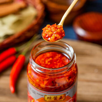 琼酱王野山椒辣椒酱300g油泡 特辣蒜蓉香辣下饭调味酱海南特产 /粮油调味 /调味品 /中式酱料 商品图5