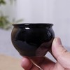 本土斋墨玉系列青瓷手工主人杯工夫茶器黑釉板子杯功夫茶具岩茶杯墨玉风水缸杯90ML墨玉板子杯50ML【不支持补差，非质量问题不退不换】S 商品缩略图3