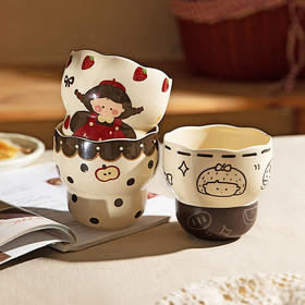 摩登主妇 陶瓷马克杯可爱圣诞杯子家用水杯高颜值早餐杯手握咖啡杯
