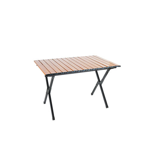 徽羚羊 云随 碳钢木纹蛋卷桌 60cm HLY-YYTC-22107 商品图0