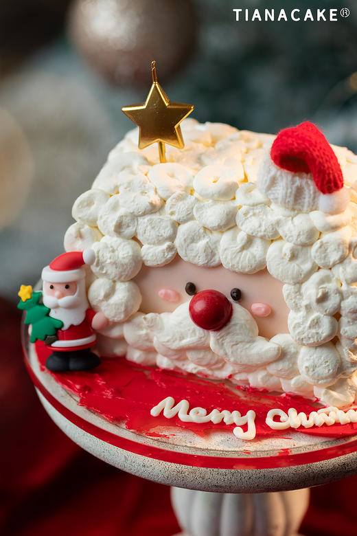 🌟圣诞限定｜圣诞老人🧑🏻‍🎄（五寸咸奶油蛋糕） 商品图8