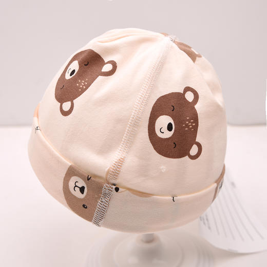 棉果果春季新品商场同款男童女童纯棉新生儿婴儿抗菌出生帽M105500200058 商品图1