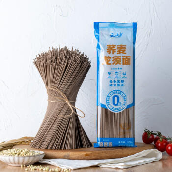 云山半0脂肪黑荞麦龙须面条挂面200g*5袋细面方便速食粗粮面细拉面汤面 /粮油调味 /挂面 /风味挂面 商品图4