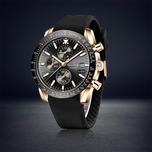 梵高(Vangogh) 星空幻想系列 男士胶带腕表 商品图3