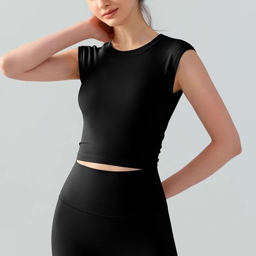 【147元任选3件】跃牌【蚂蚁运动】系列 固定胸垫短款露背运动背心女T2741（活动产品，收货7天内支持退换） 商品图3