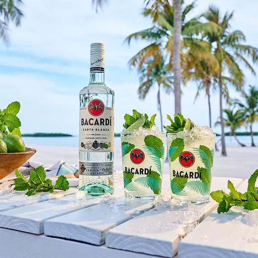 百加得白朗姆酒 基酒调酒750ml*1瓶 商品图2