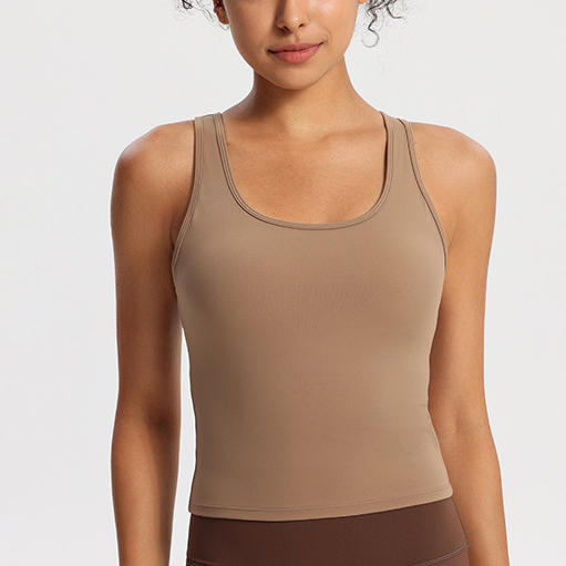 【147元任选3件】跃牌【蚂蚁运动】系列 透气一体杯聚拢显胸运动背心女X1364（活动产品，收货7天内支持退换） 商品图1