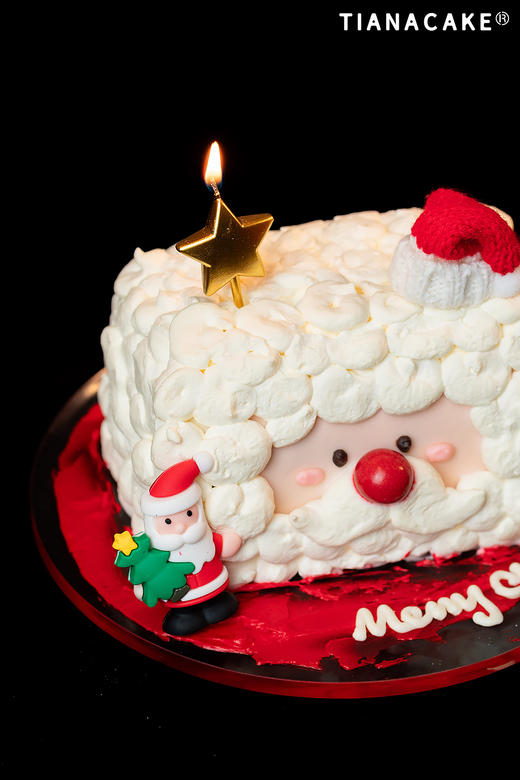 🌟圣诞限定｜圣诞老人🧑🏻‍🎄（五寸咸奶油蛋糕） 商品图5