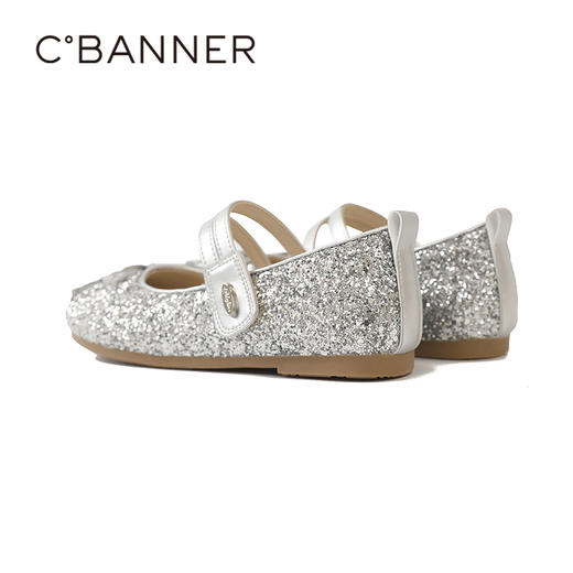 千百度童鞋亮片水晶/水钻鞋新款单鞋洋气可爱玛丽珍鞋女气质百搭A25197762 商品图3