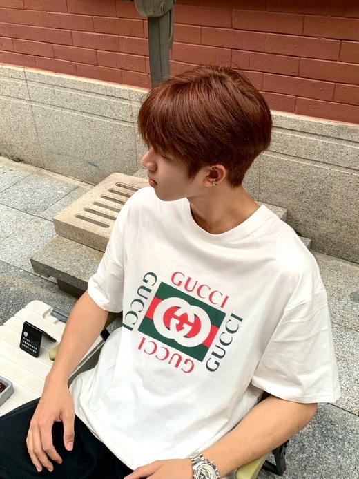 G家 方格空G印花短袖（JN） 商品图0