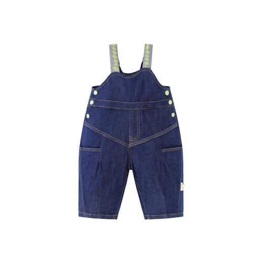 迷你巴拉男女童裤子春新品宝宝背带裤萌趣可爱婴儿牛仔裤 商品图4