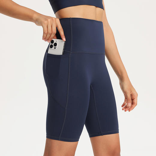 【147元任选3件】跃牌【蚂蚁运动】系列 高腰收腹运动短裤女弹力紧身显瘦瑜伽裤K3525（活动产品，收货7天内支持退换） 商品图2