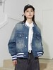 Mood Like Me/MWT2411/复古牛仔洗水棒球夹克 商品缩略图1