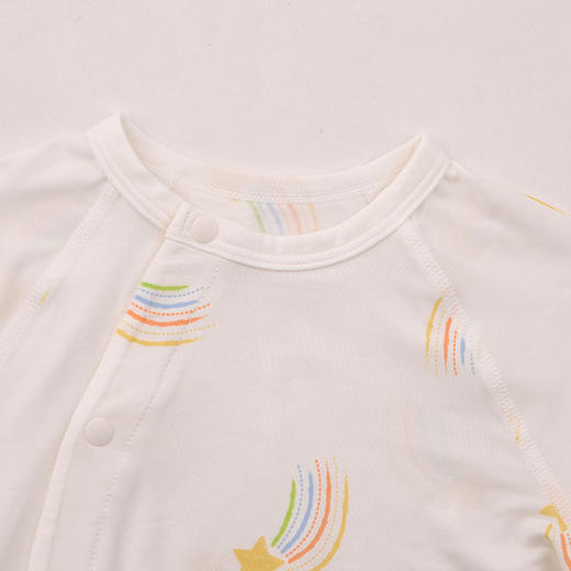 棉果果春季新品商场同款男童女童莫代尔哈衣爬服偏襟连体衣M101720425005 商品图1