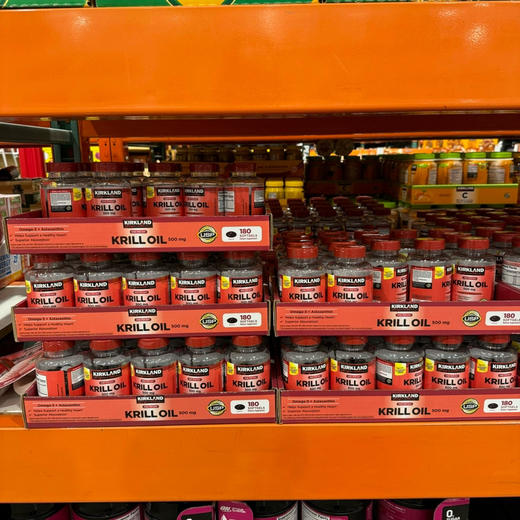 🆕新包装180粒！折扣特价📣美国🇺🇸280元/瓶 🉐🉐 kirkland鳞虾油三倍鱼油增强心脏功能和关节健康 商品图5