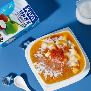 KARA经典椰浆1L椰汁西米露甜品烘焙原料水果捞生椰拿铁伴侣椰浆饭 /粮油调味 /烘焙原料 /饮品原料 商品图5