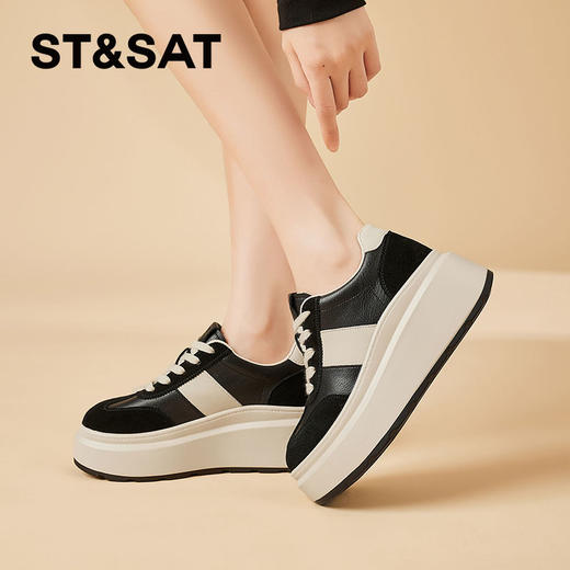 【绒里可选】星期六复古厚底增高休闲鞋SSC3112E74/SSC411DEH6 商品图5