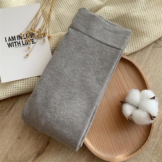 秋冬【日系竖条纹打底裤】外穿中厚秋冬季连脚裤袜棉螺纹袜裤 商品图11