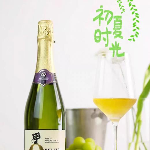 西班牙原装进口零度无醇欧米猫含汽白葡萄汁整箱750ml*6瓶包邮 商品图1