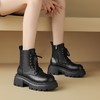 ZHR则则厚底马丁靴英伦小短靴洋气百搭女靴2024新款加绒保暖靴子 商品缩略图6