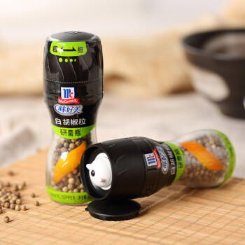 味好美（McCormicK）香辛料调料 研磨瓶白胡椒粒35g 玻璃瓶装 烧烤烹饪 百年品牌  /粮油调味 /调味品 /基础香辛料 商品图2