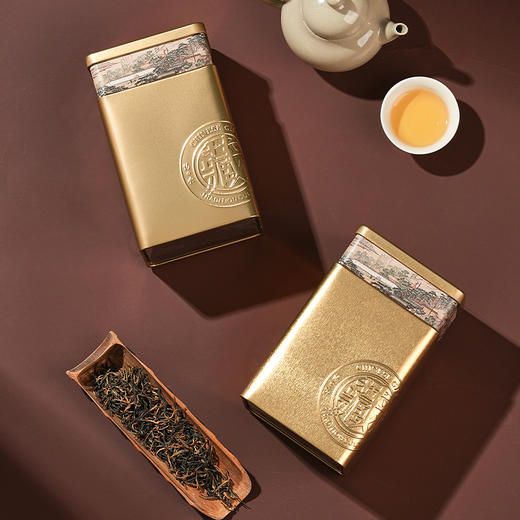 【金罐金骏眉】去寻  微信会员专享 特级头采金骏眉 武夷山红茶 蜜香型 罐装 送礼袋 净含量250g 商品图4