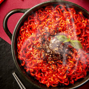 三养（SAMYANG）火鸡面三养火鸡面双倍辣杯面拌面70g 拉面泡面速食熬夜加班速食 /粮油调味 /方便食品 /方便面 商品图8