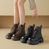 ZHR则则厚底马丁靴英伦小短靴洋气百搭女靴2024新款加绒保暖靴子 商品缩略图9