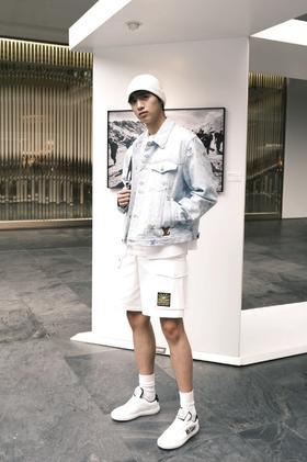 驴家 小字母棉质口袋工装短裤（JN）