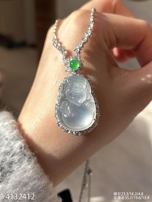 4132412，财神爷吊坠。具体价格微信咨询 商品图2