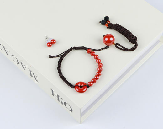 优选丨凌迈昆仑｜青海藏文化博物馆联名款蛇瑞朱砂三件套 商品图2