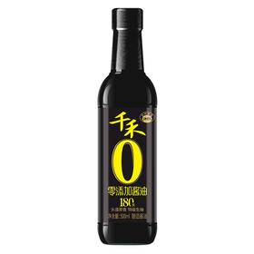 千禾 零添加酱油180天（酿造酱油） 500ml/瓶