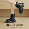 ZHR则则厚底马丁靴英伦小短靴洋气百搭女靴2024新款加绒保暖靴子 商品缩略图5