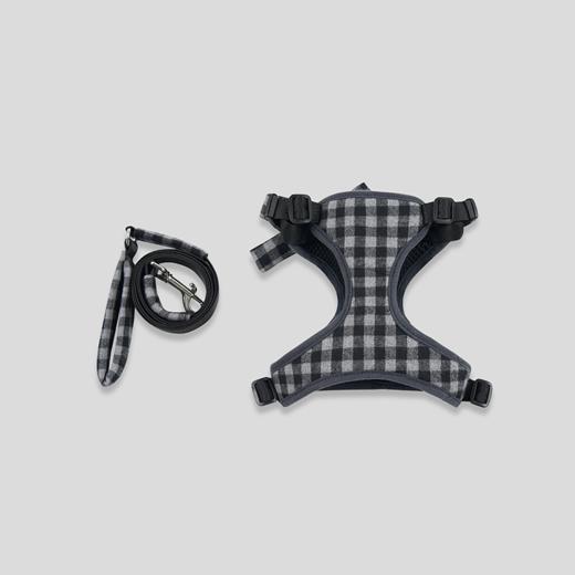 GOODBAI GOODEES蝴蝶结格纹宠物胸背 商品图1