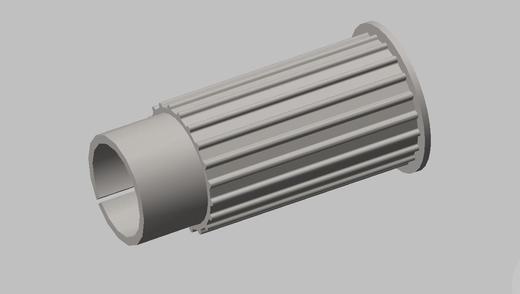 40TY08000883       同步带轮AT5-20-50(Φ22夹紧式) 商品图0