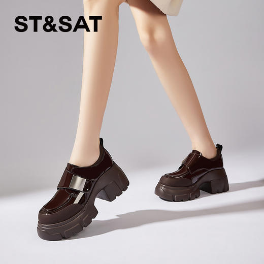 【绒里可选】星期六英伦学院风厚底乐福鞋SSC3112E44/SSC411DEGG 商品图2