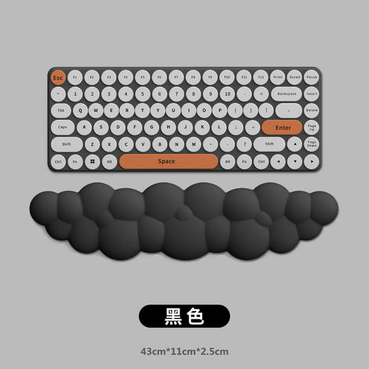 【缓解手腕疲劳】云朵护腕鼠标垫键盘鼠标手腕垫办公打字可爱风发泡皮质记忆棉掌托。ry 商品图9