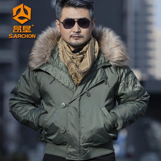 【上新】昂垦N2B极地防寒战术棉服男秋冬保暖短款连帽户外冲锋衣 加厚外套 商品图0