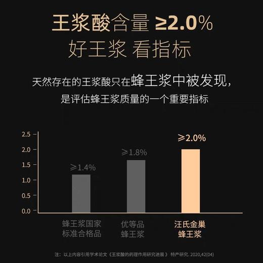 【汪氏】金巢蜂王浆100g 黑金款 商品图3