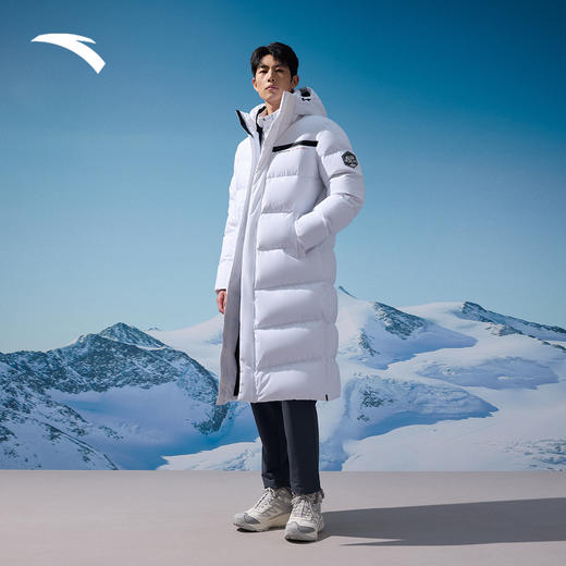 【M/L断码】安踏冰甲羽绒 | 长款鹅绒羽绒服男士冬季新款防泼水外套152517911【无货退款，介意勿拍】 商品图2