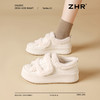 ZHR则则加绒厚底棉鞋魔术贴圆头女鞋毛毛鞋冬季新款ins百搭休闲鞋 商品缩略图2