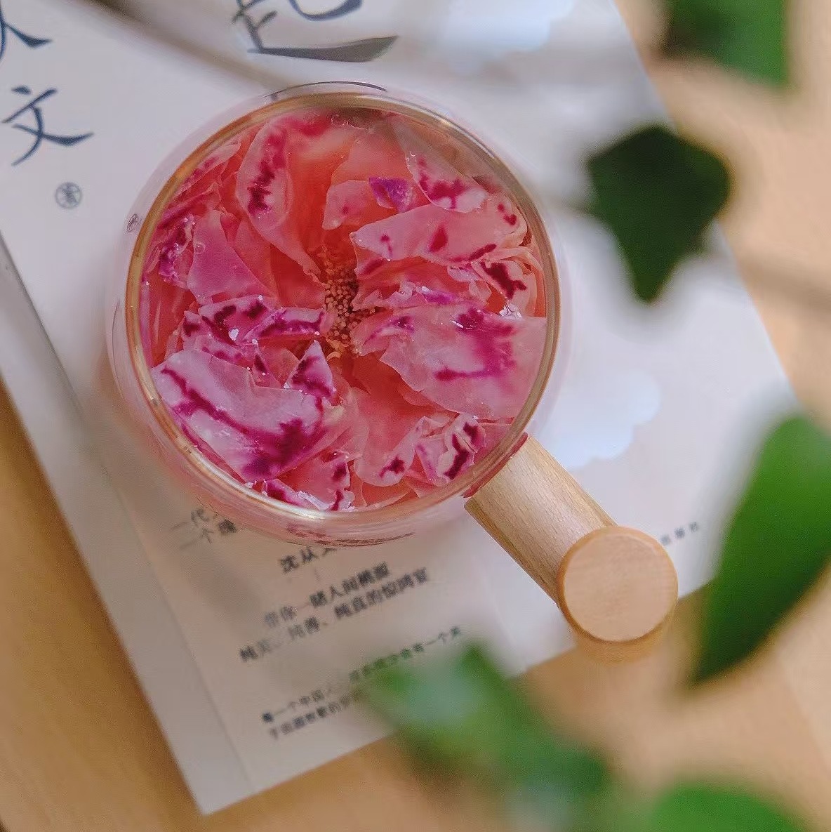 【墨红冻干玫瑰茶~绽放浓郁花青素】真冻干零下-72°，低温萃取，清晨采摘，花香浓郁，一朵一杯一茶饮，高颜值，下午茶，保质期12个月