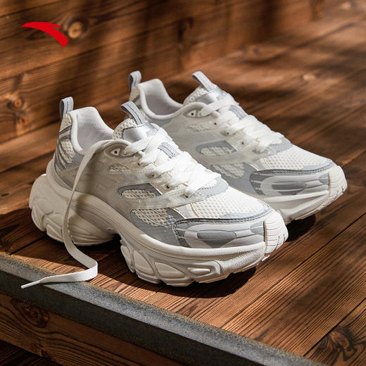 【39/40断码】安踏扶摇丨厚底增高老爹鞋男2025春季新款潮流休闲鞋子112518899【无货退款】 商品图3